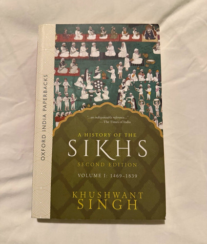 Khushwant singh history - a, of
