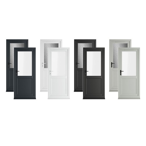 Bespoke pvc single - single, door