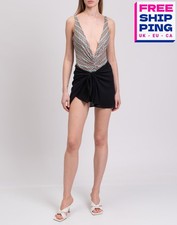 RRP€346 M MISSONI COLLECTION Swimsuit IT40 US4 UK8 S Zig Zag Pattern Open Back