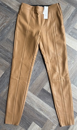 Topshop faux leather trousers - leather,