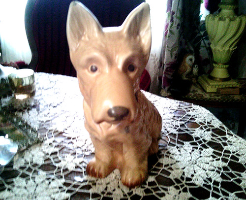 Large sylvac scottie dog - sylvac,