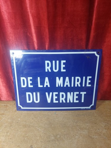 Vintage french original - french, enamel