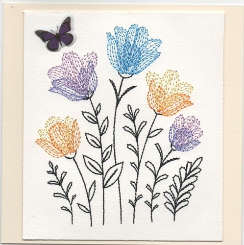 Hand made embroidered - hand,