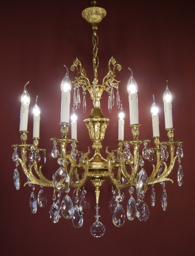 Antique baroque chandelier - antique,