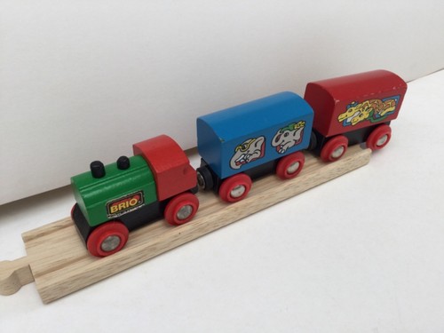 Vintage brio wooden train - vintage,