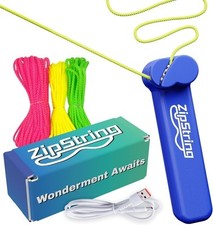 ZipString Bodacious Blue- String Rope Launcher - Fidget Toy, Loop Lasso