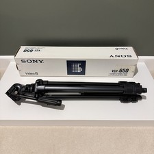 Sony VCT-650 Tripod with Original Box & Manual Video Camera Recorder Tripod VGC
