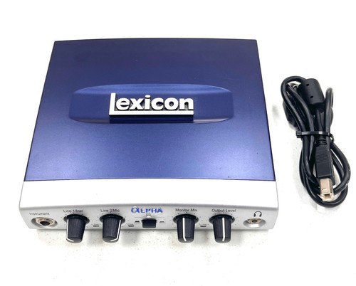Lexicon alpha desktop - alpha, usb