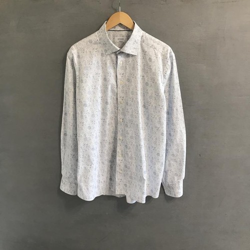Men eton shirt white cotton - men,