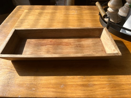 Mango wood dough - bowl, for
