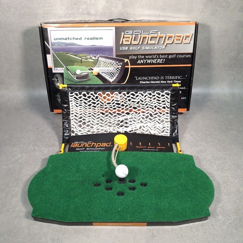 Electric spin golf launch pad - spin,