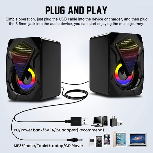 Led usb wired - usb, stereo