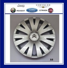 CITROEN BERLINGO 2008-2016 SET OF 4 15" WHEEL TRIMS 98136143VV NEW GENUINE