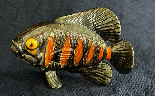 Vintage ceramic tiger oscar - ceramic,
