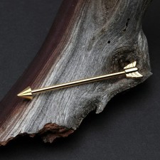 Classic Arrow Industrial Barbell 14ga