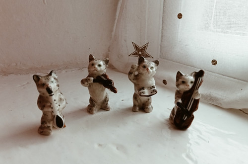 Vintage beswick cat band - vintage, 'cat