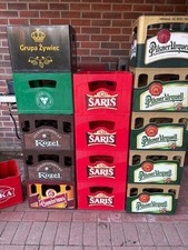 Plastic beer crates £2 each