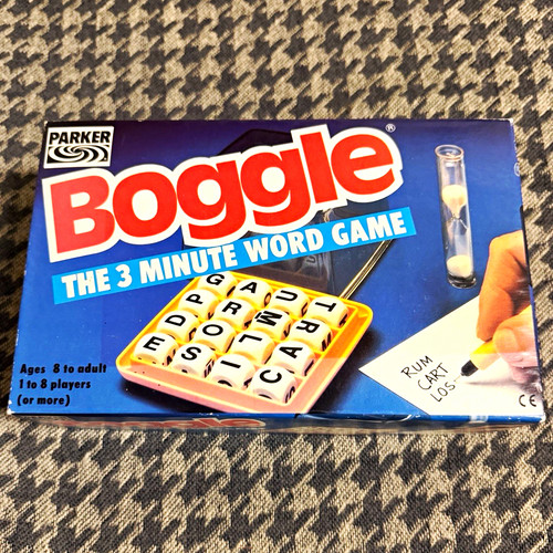 Parker boggle word board game - parker,