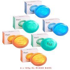 6x 125g Pears Bar Soap Bar Mix