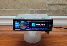 RARE ALPINE CDA-9886 CD PLAYER with BLUETOOTH adapter, USB input, and REMOTE