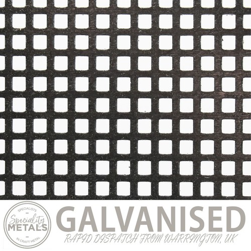 Galvanised steel square - steel,