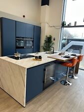 Ex-Display  Hacker PORTO Ocean Blue Matte Kitchen - Worktop Included