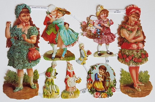 Vintage style paper scraps - vintage,