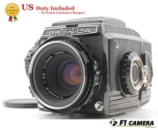 [Near MINT] Zenza Bronica S2A Late Black Film Medium Camera 75mm f2.8 Lens JAPAN