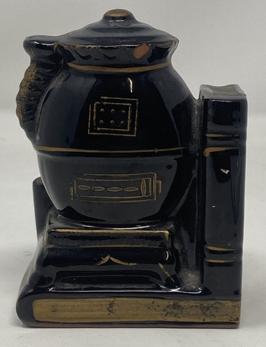 Vintage ceramic black gold - ceramic,
