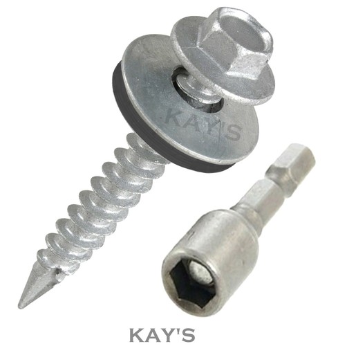 Tek roofing screws - hex, head