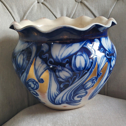 Burleigh ware florette blue - burleigh, &