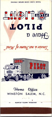 Matchbook cover pilot - cover,