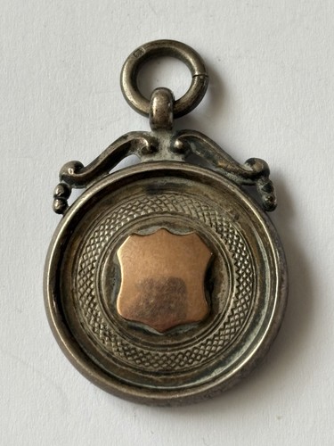 Silver hallmarked medal l - hallmarked, d.v.l