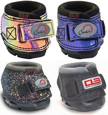 Cavallo Cute Little Boot CLB Mini Shetland Falabella Hoof Boots Black/Bling/Pink