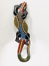 Wooden Gecko Wall Hanging 50CM