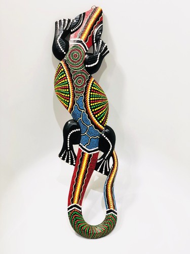 Wooden gecko wall - gecko, hanging