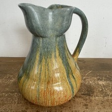 Art Deco Jug Wadeheath Orcadia Ware Pitcher Drip Glaze Vintage