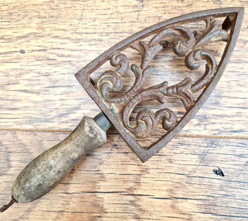 Antique fretted cast iron - antique,