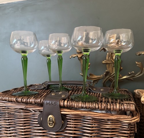 Set vintage french - of, hock