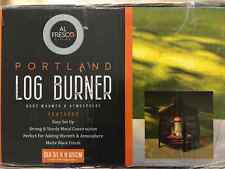 Al Fresco Portland Fire Pit Patio Garden Log Burner Outdoor Camping Chiminea New