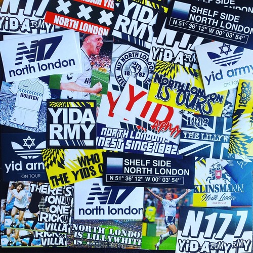 100 tottenham stickers - tottenham,