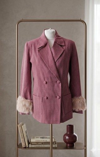 Maeve houndstooth blazer with - maeve,