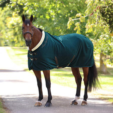 Shires Deluxe Fleece Horse Rug - Green