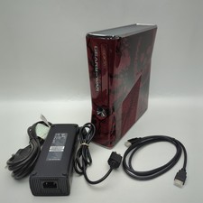 Microsoft Xbox 360 Slim Gears of War  Limited Edition 320GB Red & Black Console