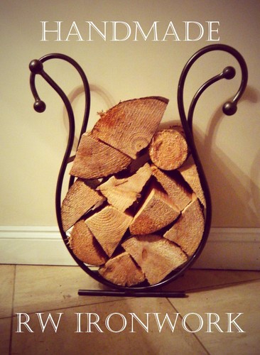 Wrought iron log - iron,