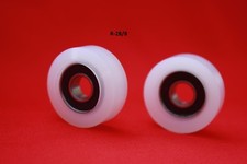 28 mm  Nylon Roller Wheel Plastic Bearing Guiding Wheel Flat Belt Idler