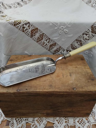 Antique silver plated engraved - plated,