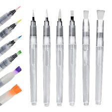 6 Pen Water Painting Brush Set with Refillable Tube