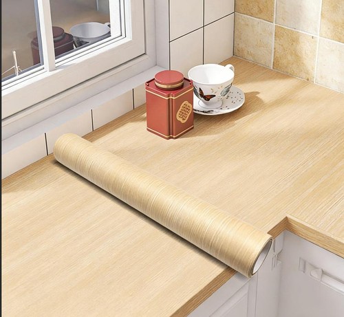 Wood effect vinyl wallpaper - effect,