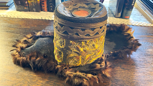 Tibetan brocade hat - :, xamo